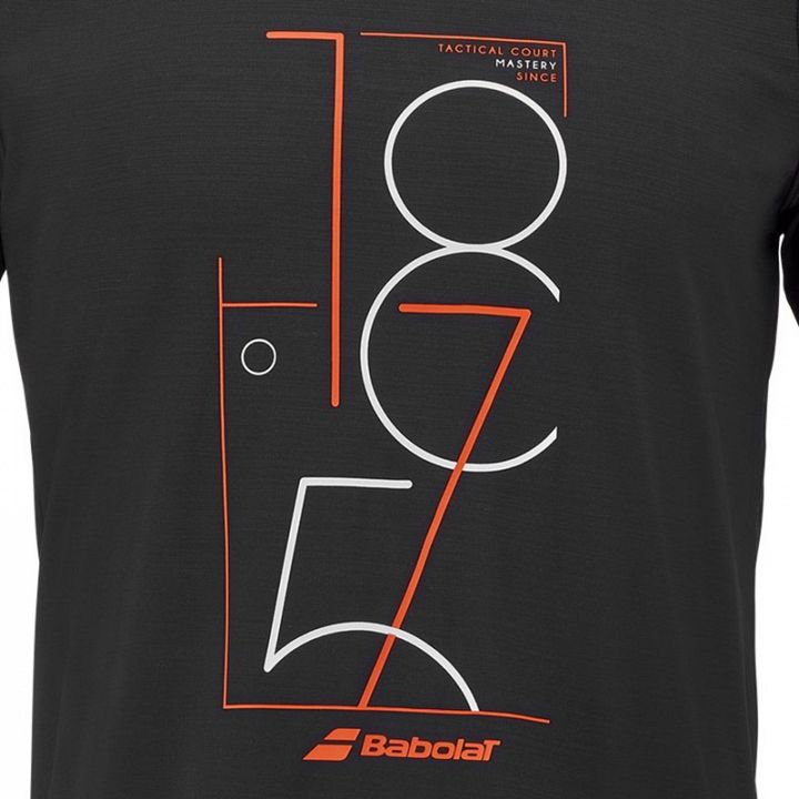 Babolat Exercise Graphic Tee Black